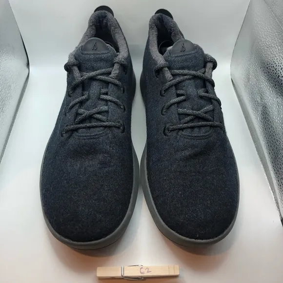 Allbirds Mizzle wool runner grey mens sneakers size 14