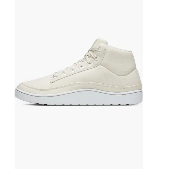 Allbirds Pacer Canvas Mid Top Natural White Blizzard Sneakers Women’s Size 9
