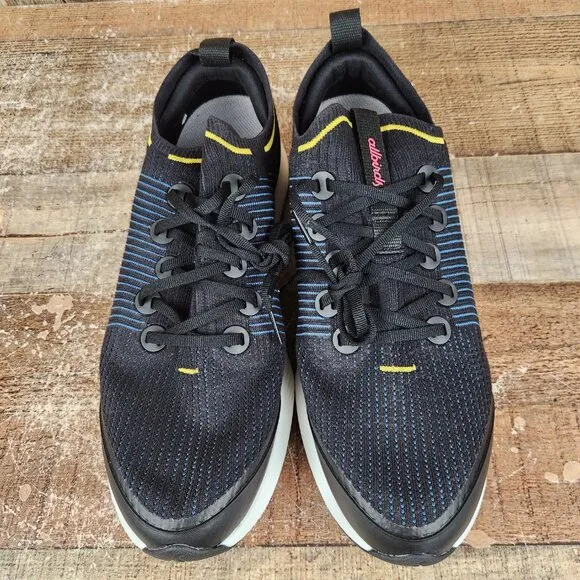 Allbirds Tree Gliders Men's Size 12 Black‎ Casual Athletic Comfort Sneakers Wool