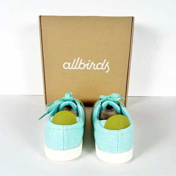 Allbirds Women's Wool Pipers Sneakers in Buoyant Mint Blizzard Size 7