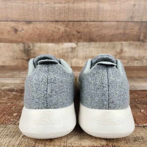 Allbirds Wool Runners Men's Sz 9 Greenish‎ Grey Athletic Casual Classic Sneakers