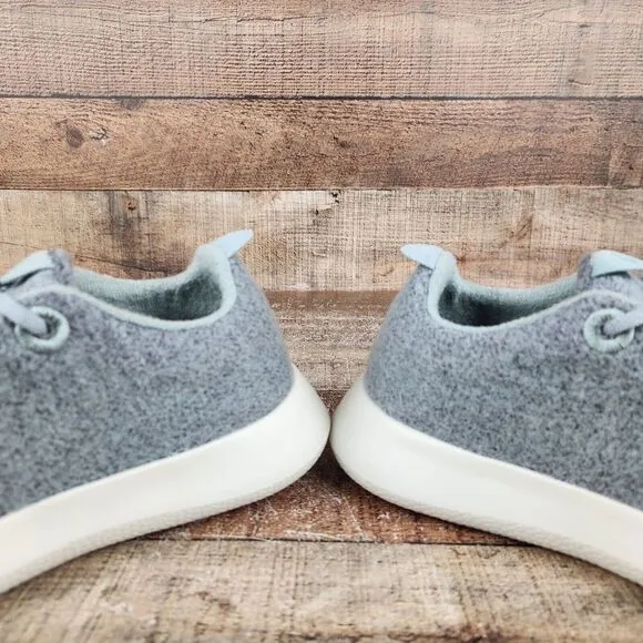Allbirds Wool Runners Men's Sz 9 Greenish‎ Grey Athletic Casual Classic Sneakers