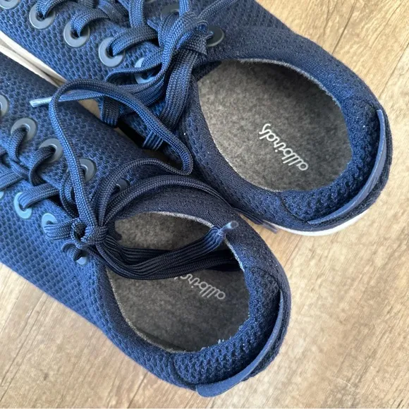 Allbirds Mens Tree Piper Navy Blue Sneakers