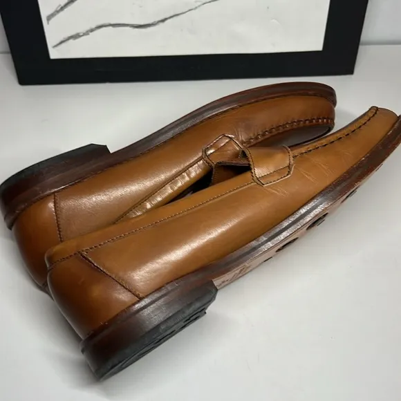 Allen Edmond Dylan Walnut Brown Loafers Men’s Size 8D