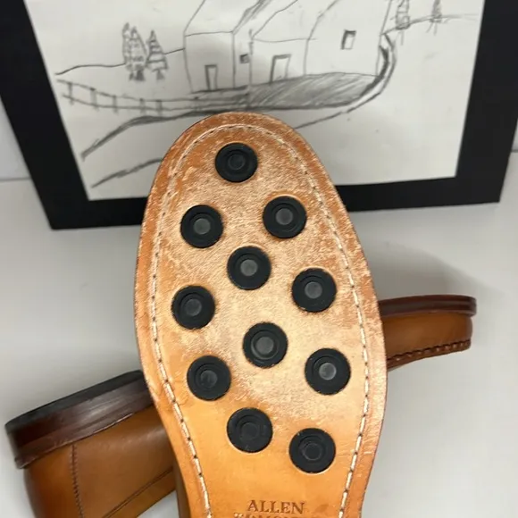 Allen Edmond Dylan Walnut Brown Loafers Men’s Size 8D