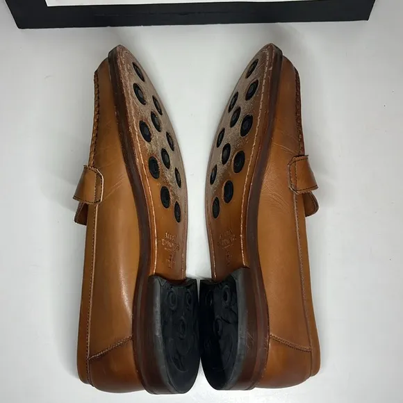 Allen Edmond Dylan Walnut Brown Loafers Men’s Size 8D