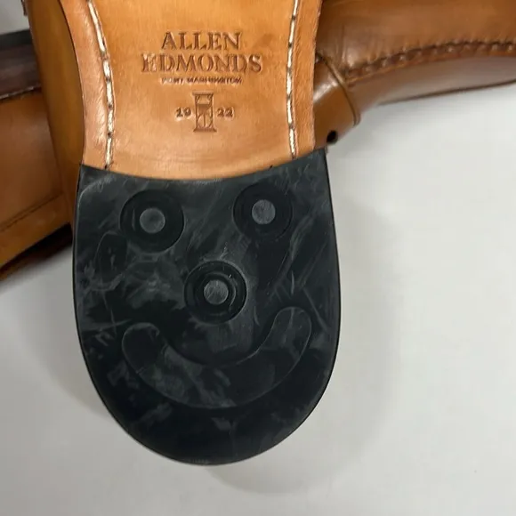 Allen Edmond Dylan Walnut Brown Loafers Men’s Size 8D
