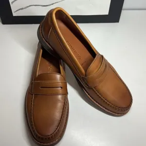 Allen Edmond Dylan Walnut Brown Loafers Men’s Size 8D