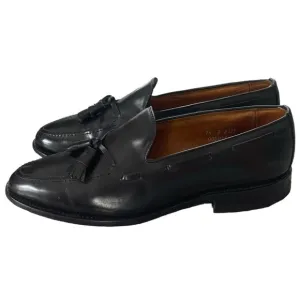 ALLEN EDMONDS 9.5D Grayson Shell Cordovan Tassel Loafer black 8217