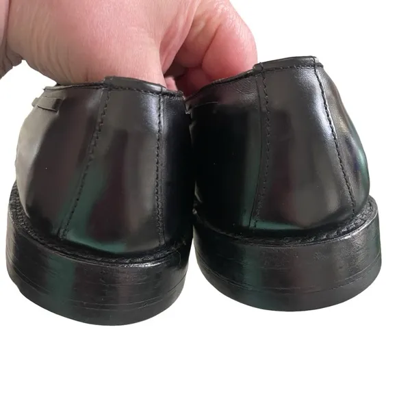 ALLEN EDMONDS 9.5D Grayson Shell Cordovan Tassel Loafer black 8217