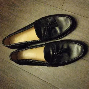 Allen Edmonds &quot;Maxfield&quot; Black Leather Tassel Loafers
