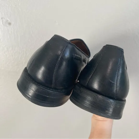 Allen Edmonds Black Brookwood Leather Tassell Loafers Size 10.5 AA