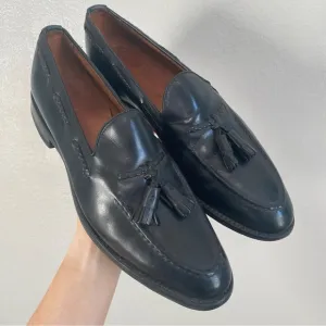 Allen Edmonds Black Brookwood Leather Tassell Loafers Size 10.5 AA