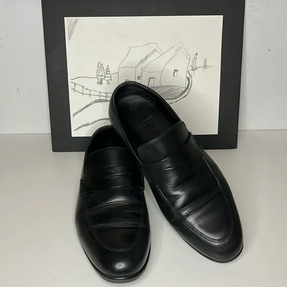 Allen Edmonds Black Lake Como slip on Loafers Men’s Size 8
