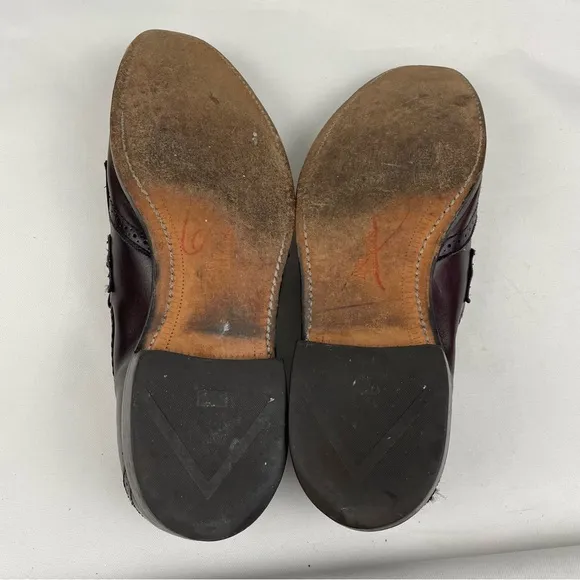 Allen Edmonds Bradenton Burgundy Brown Tassel Loafers 11