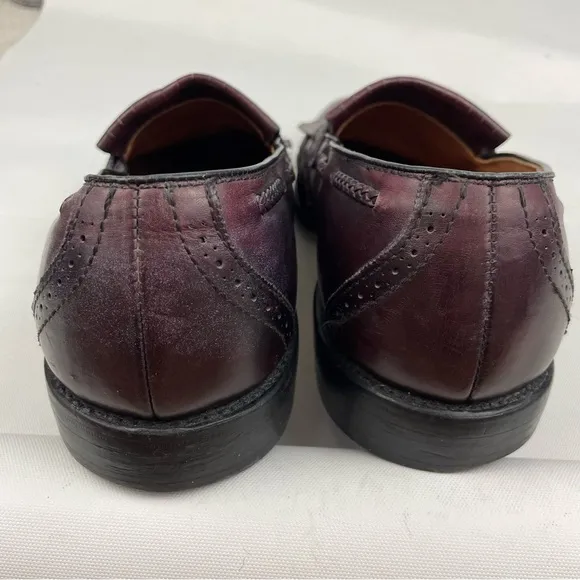 Allen Edmonds Bradenton Burgundy Brown Tassel Loafers 11