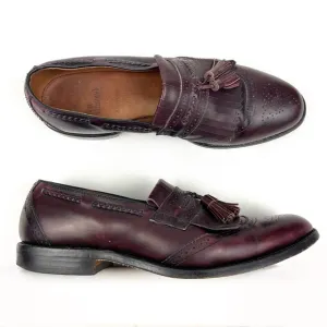 Allen Edmonds Bradenton Burgundy Brown Tassel Loafers 11