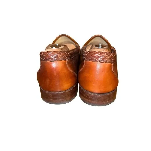 Allen Edmonds Chili Brown Maxfield Tassel Loafers Size 9