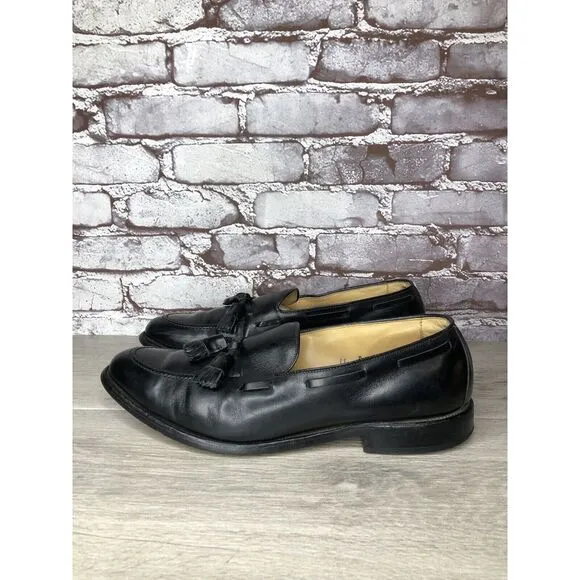 Allen Edmonds Grayson Black Leather Tassel Loafers Dress Shoes Men 11D US/44.5EU