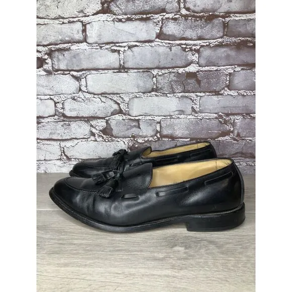 Allen Edmonds Grayson Black Leather Tassel Loafers Dress Shoes Men 11D US/44.5EU