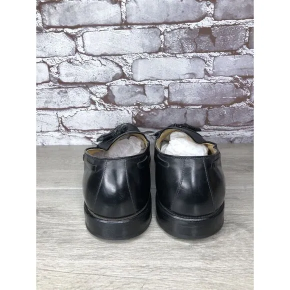 Allen Edmonds Grayson Black Leather Tassel Loafers Dress Shoes Men 11D US/44.5EU