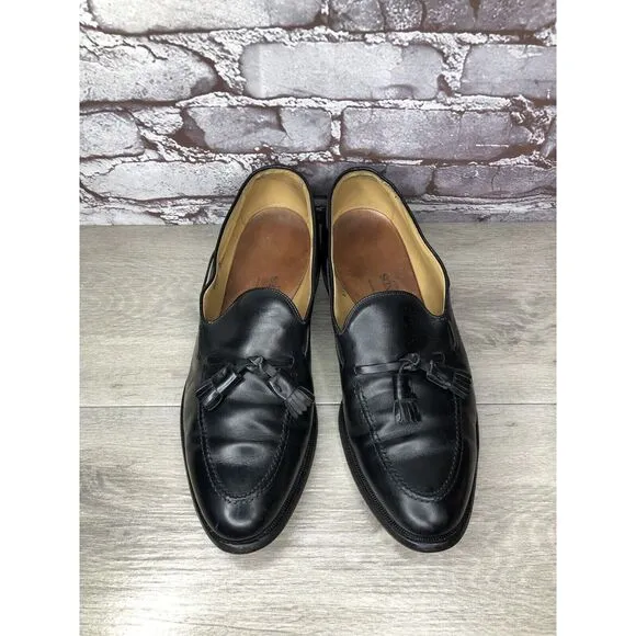 Allen Edmonds Grayson Black Leather Tassel Loafers Dress Shoes Men 11D US/44.5EU