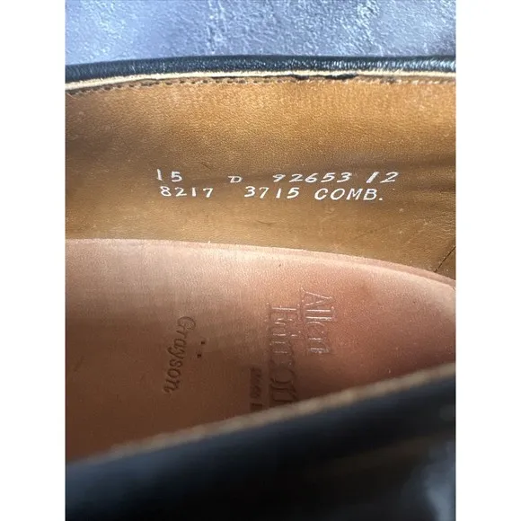 Allen Edmonds GRAYSON Leather Tassel Loafers Mens Size 15 D