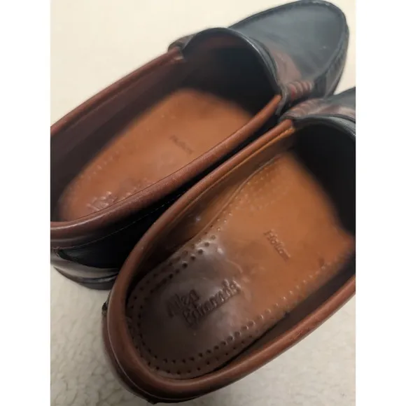 Allen Edmonds Holton Loafers Men Size 8 D Brown Penny Leather Slip On Shoes