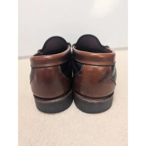 Allen Edmonds Holton Loafers Men Size 8 D Brown Penny Leather Slip On Shoes