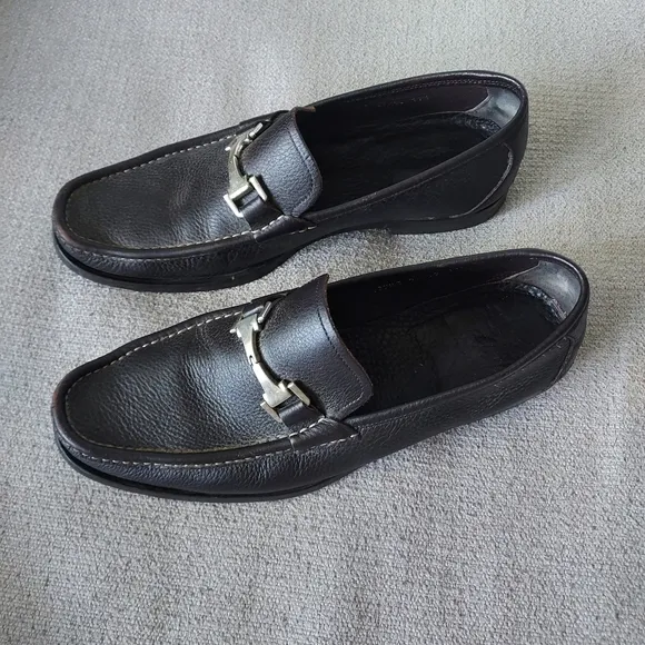 Allen Edmonds Italian Firenze Leather Dress Shoes Loafers Sz-11.5
