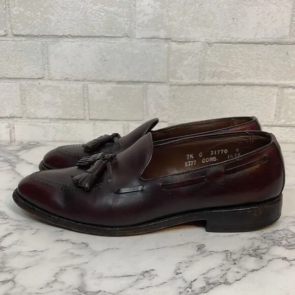 Allen Edmonds Leather Tassel Loafers 7.5