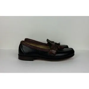 Allen Edmonds Maxfield Tassel Loafers Mens Size 11.5 Black Brown Leather USA