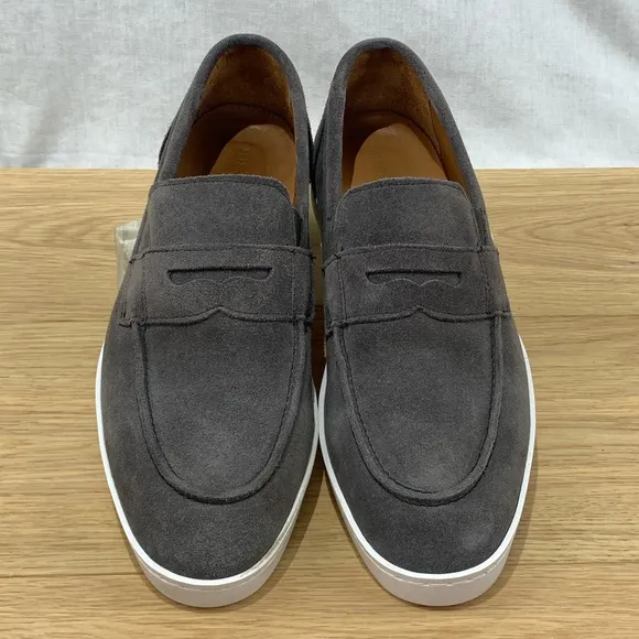 Allen Edmonds Randolph Gray Suede Leather Loafers Men’s Size 9 B (Narrow)