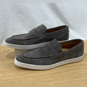 Allen Edmonds Randolph Gray Suede Leather Loafers Men’s Size 9 B (Narrow)