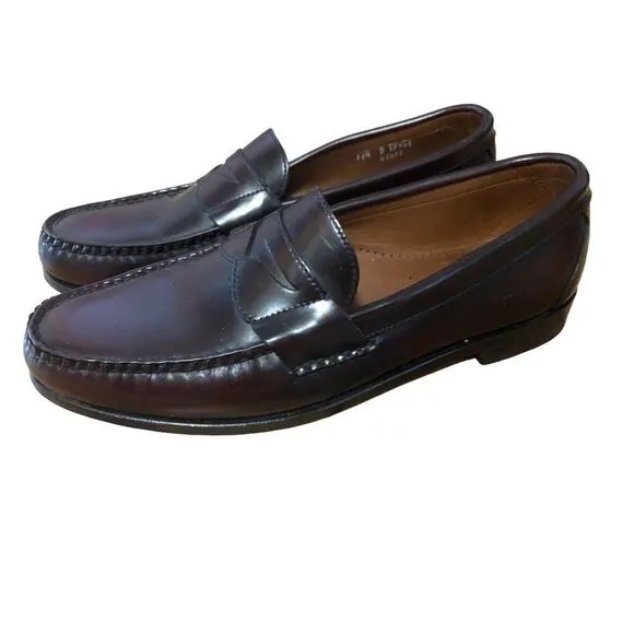 Allen Edmonds Walden Mens 11.5 Leather Loafers Shoes Vintage 19948