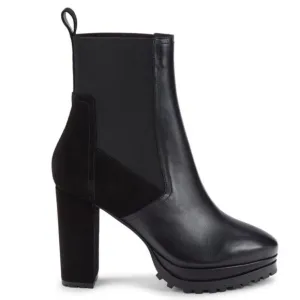 AllSaints | NEW Sahara Block Heel Leather Ankle Boots Size 7