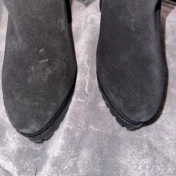 AllSaints | NEW Sahara Block Heel Leather Ankle Boots Size 7