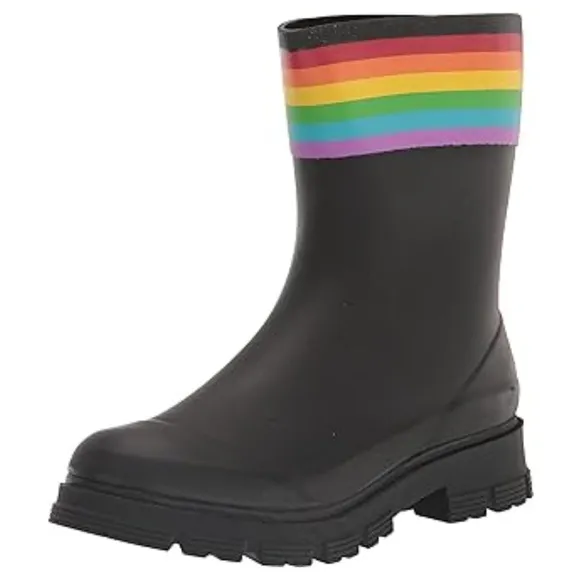 &quot;CHOOKA Women's Storm Pride MID Rain Boots, Size 11 US, Rainbow&quot;