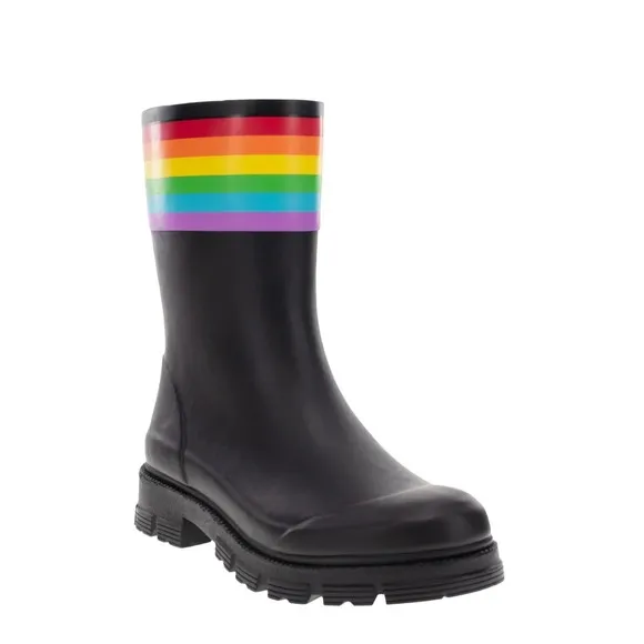 &quot;CHOOKA Women's Storm Pride MID Rain Boots, Size 11 US, Rainbow&quot;