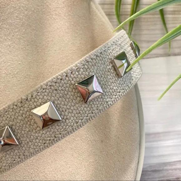 Anne Klein Studded Gold Sandals