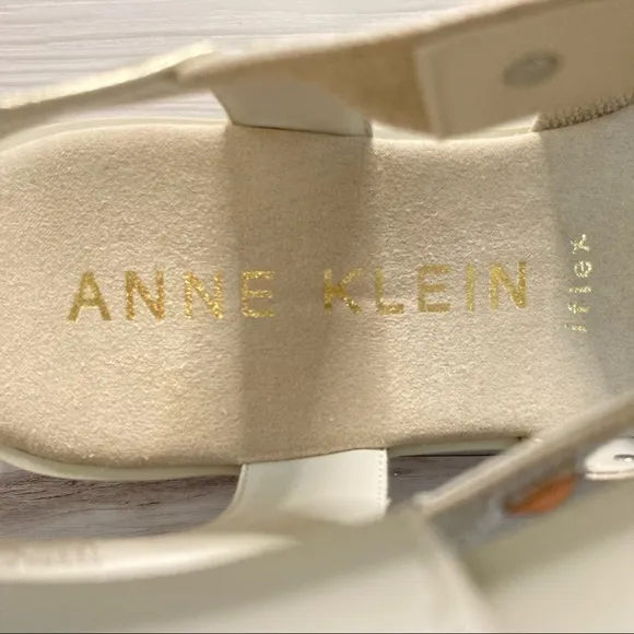 Anne Klein Studded Gold Sandals