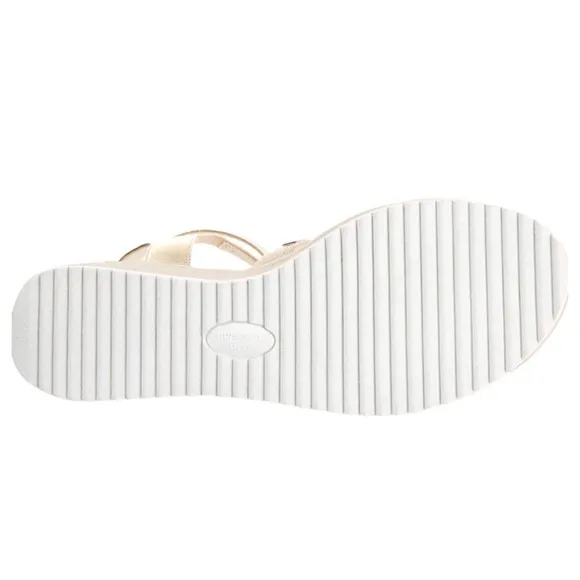 Anne Klein Studded Gold Sandals