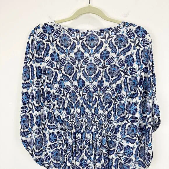 Anthropologie Rujuta Sheth Juillet Caftan Printed Resortwear Vacation Boho M/L