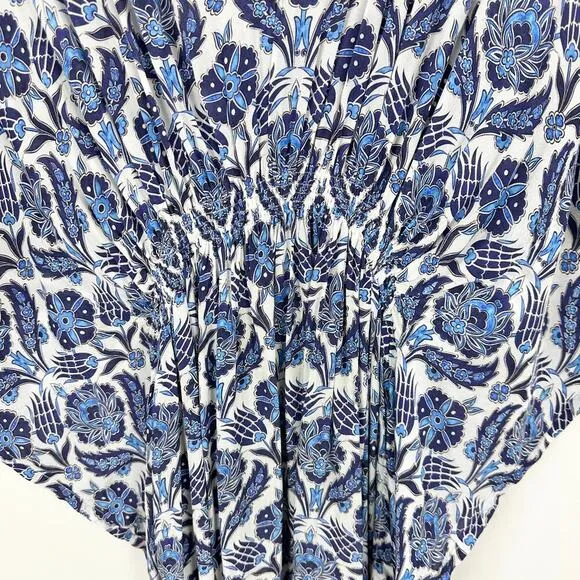 Anthropologie Rujuta Sheth Juillet Caftan Printed Resortwear Vacation Boho M/L