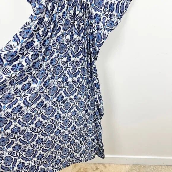 Anthropologie Rujuta Sheth Juillet Caftan Printed Resortwear Vacation Boho M/L