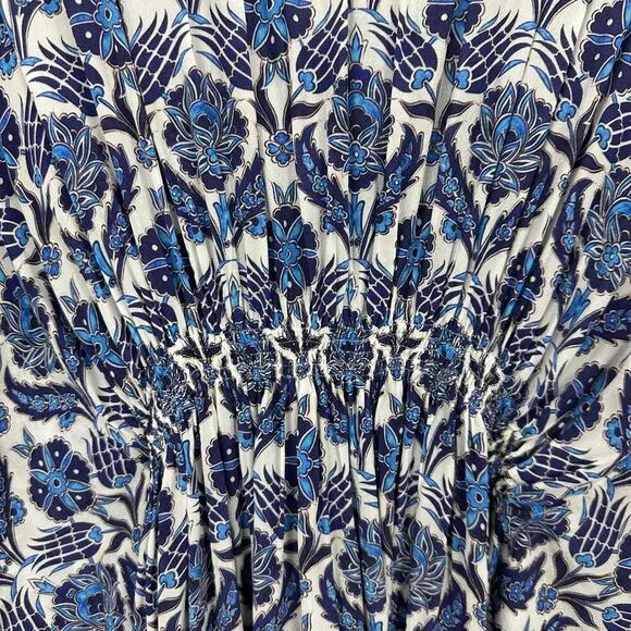 Anthropologie Rujuta Sheth Juillet Caftan Printed Resortwear Vacation Boho M/L