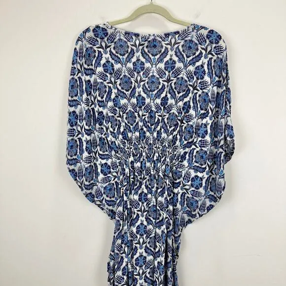 Anthropologie Rujuta Sheth Juillet Caftan Printed Resortwear Vacation Boho M/L