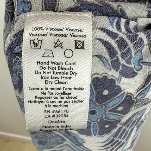 Anthropologie Rujuta Sheth Juillet Caftan Printed Resortwear Vacation Boho M/L