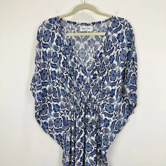 Anthropologie Rujuta Sheth Juillet Caftan Printed Resortwear Vacation Boho M/L