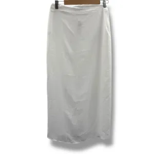 Anthropologie‎ Sunday in Brooklyn White Sheer Side Slit Maxi Skirt Sz XS NEW